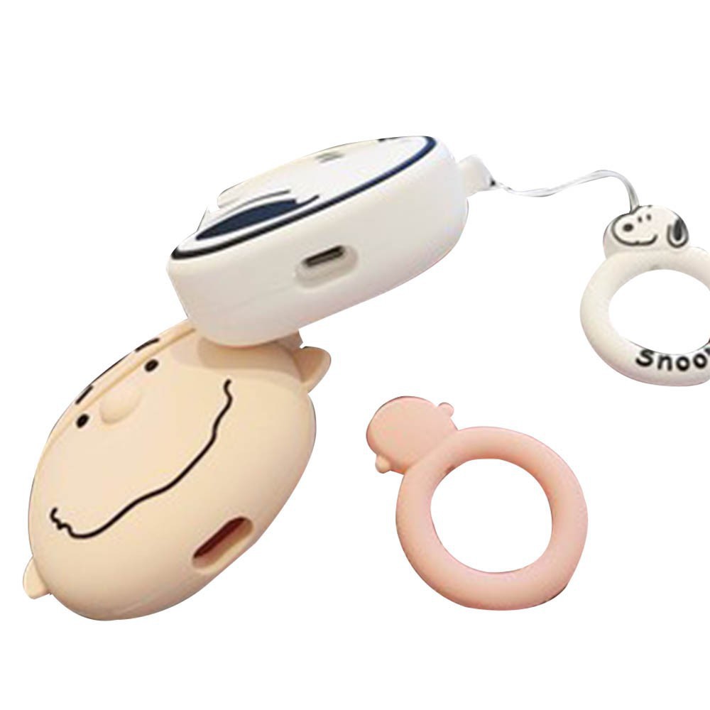 Snoopy/Charlie silicone case Apple Airpods 1 2 soft protection cover