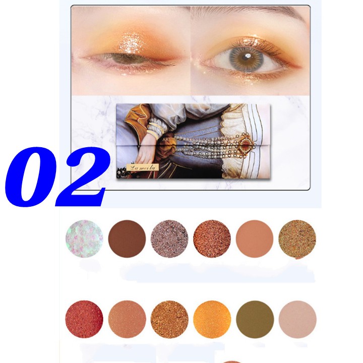 [Sỉ-Rẻ] Phấn mắt bền màu, lâu trôi, màu chuẩn phù hợp mọi loại da kể cả da dầu Lameila 5045 [Lẻ-Sỉ] | BigBuy360 - bigbuy360.vn