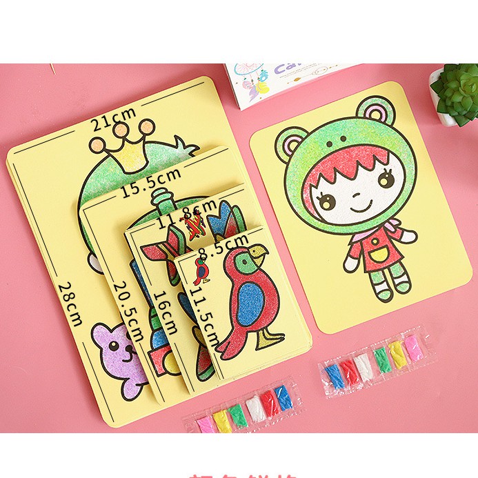 Tranh Cát Cho Bé Sáng Tạo Nhiều Mẫu Thú Vị  Goodbabyvn