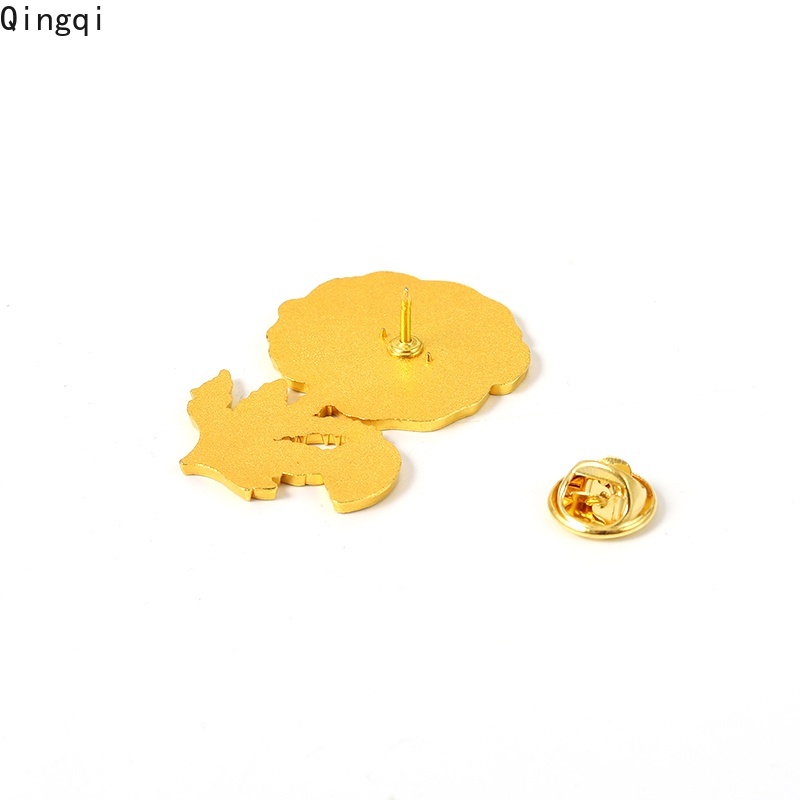 Ghim cài áo Miss Zoe hình hoa hồng thanh lịch cho nữ