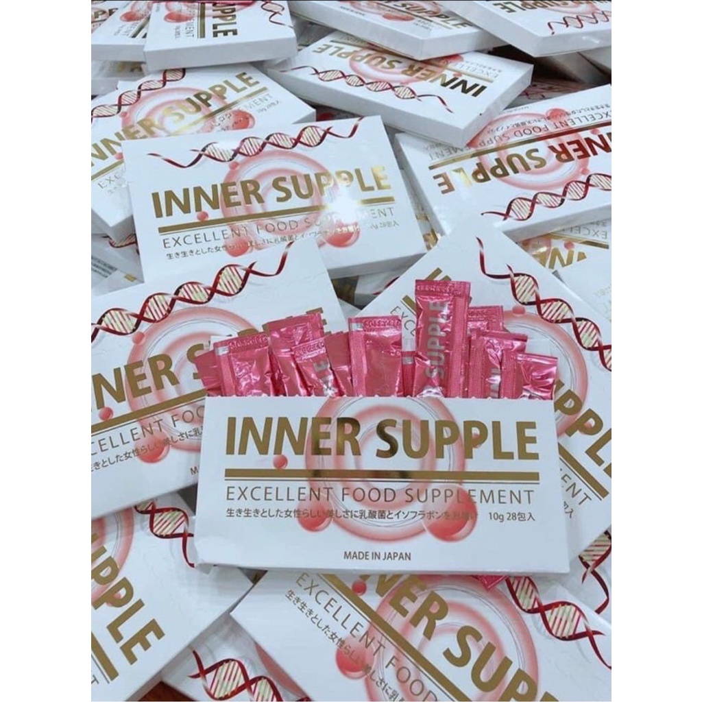 Collagen Inner Supple - Nước Uống Tăng Nội Tiết Tố (Tách Lẻ 1 Gói)