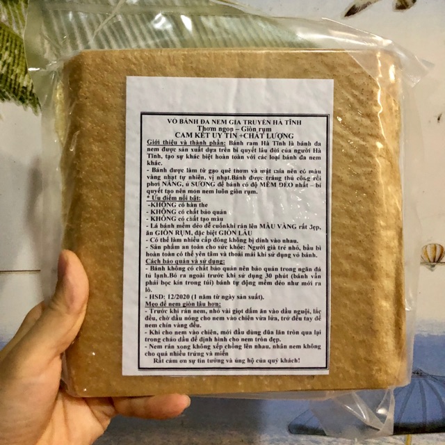 Bánh đa nem - Vỏ Ram Hà Tĩnh