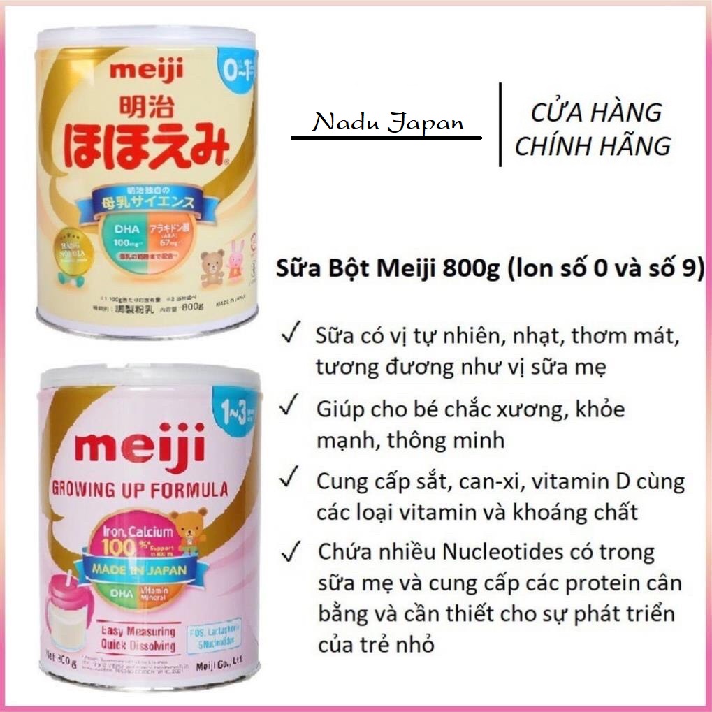 Sữa Bột MEIJI Nội Địa Nhật Bản 800g