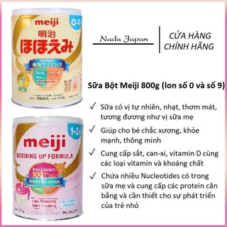 Sữa Bột MEIJI Nội Địa Nhật Bản 800g