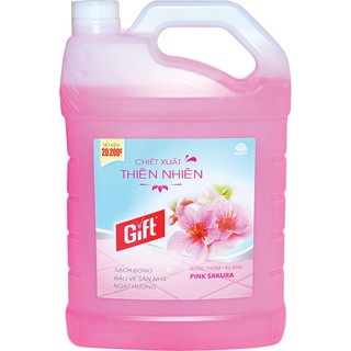 Nước lau sàn Gift hương hoa đào 3.8/4kg
