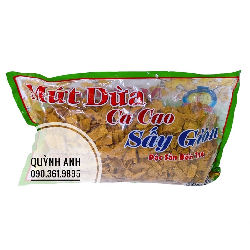 Mứt dừa ca cao sấy giòn 500g