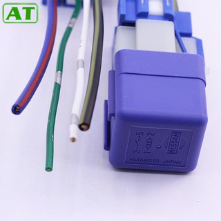 Relay Ô Tô 4 Chân Màu Xanh 12V