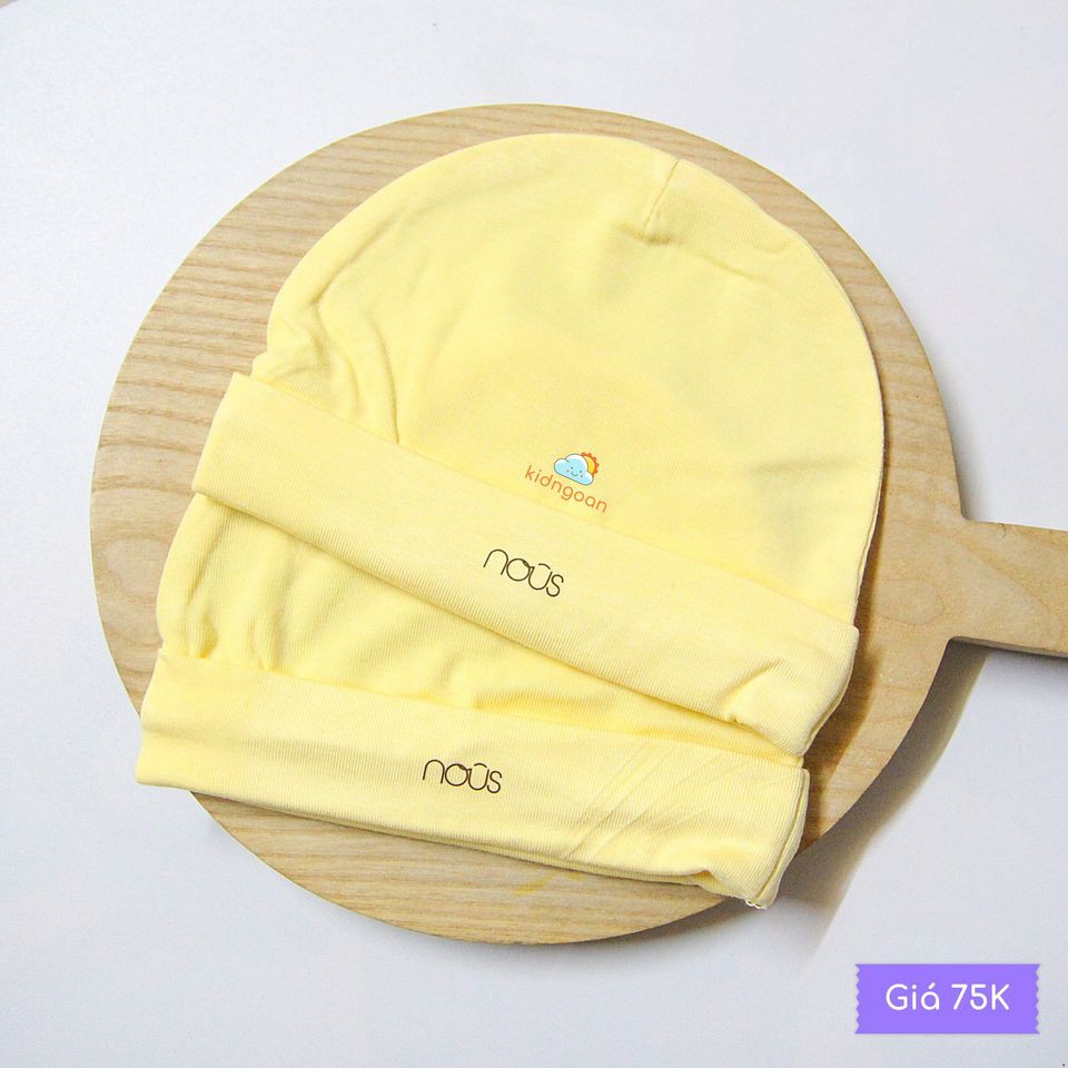 Nón/ Mũ trẻ sơ sinh nous mùa hè đủ màu mềm mại thoáng mát