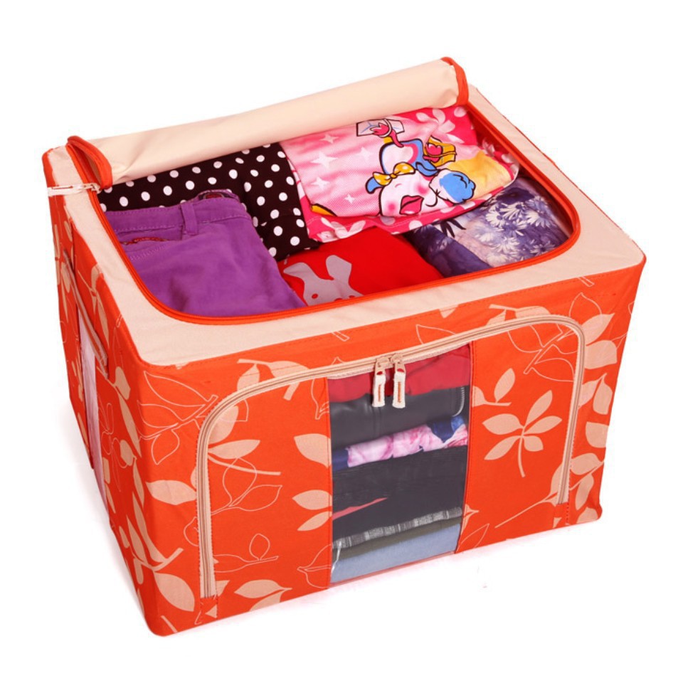 Túi vải đựng đồ quần áo khung thép chịu lực[Giảm giá sốc]