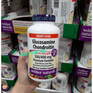 [Canada] 300v Glucosamine Chondroitin with D3 Canada, 300 viên nang, Canada