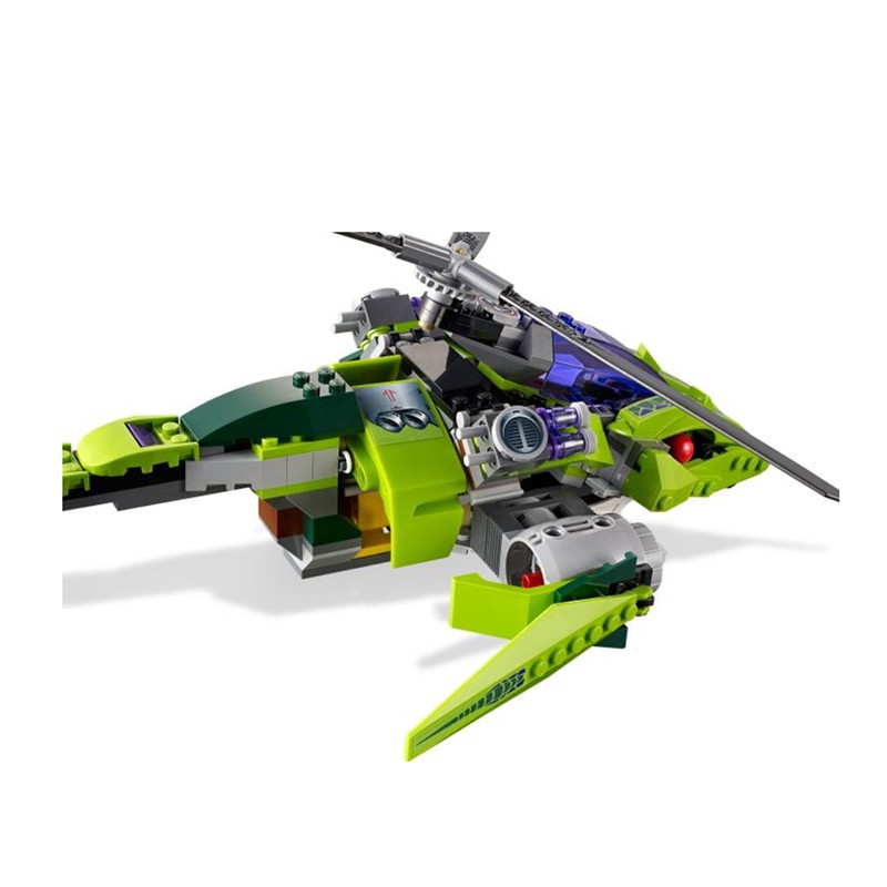 Đồ chơi lắp ráp Non Lego Ninjago Bela 9757 Season Phần 2 Xếp Mô Hình Máy Bay Rắn Minifigures Ninja Kai và Lloyd Gamardon