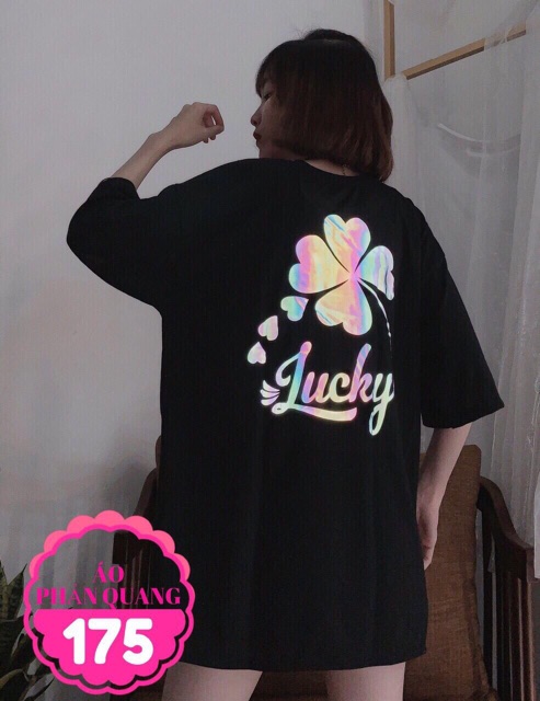 Áo phông phản quang hoa Lucky KTH0220