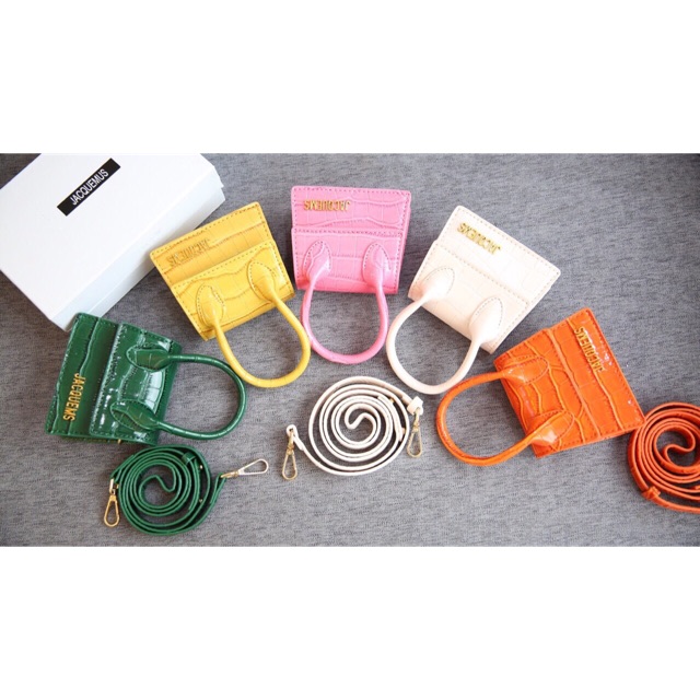 Túi jacquemus fullbox da cá sấu