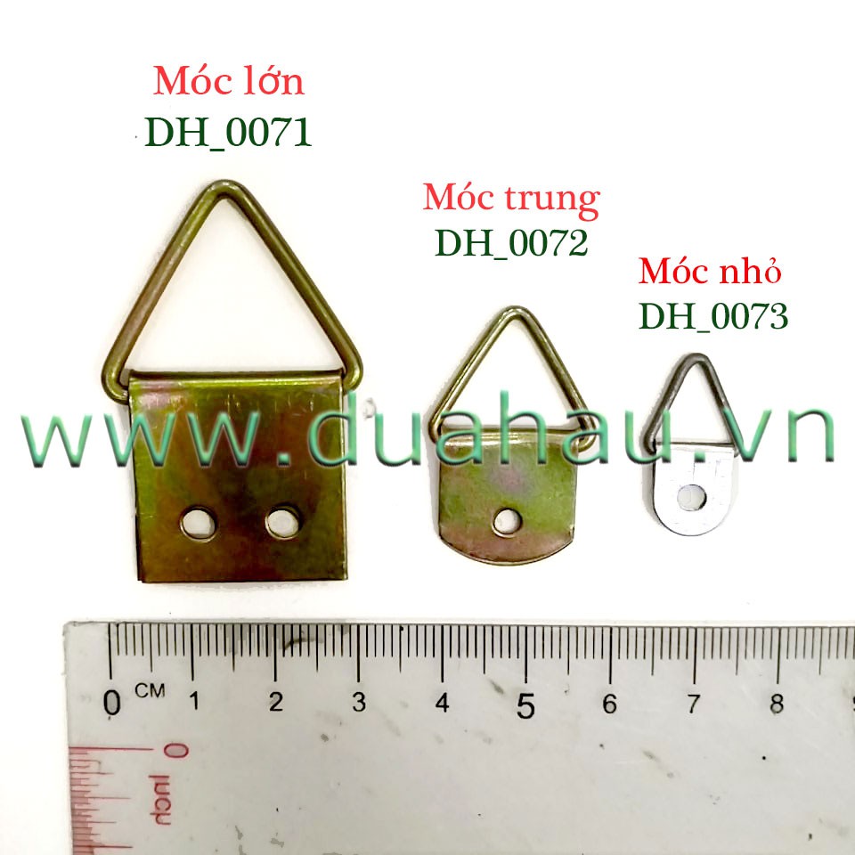Móc treo 1 lỗ -Size nhỏ - Màu Bạc