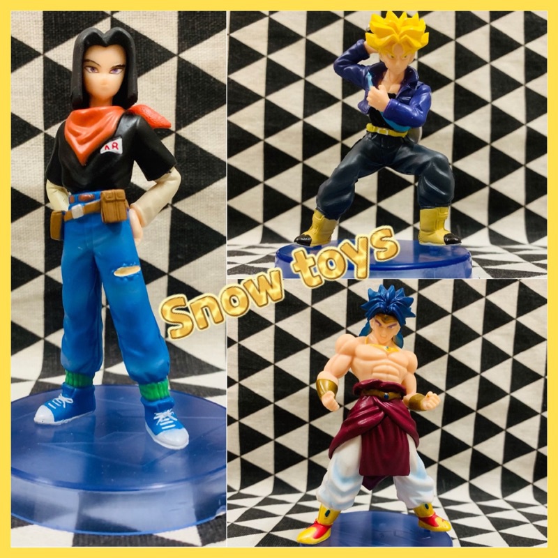 Mô hình Dragon Ball - Trunks Vegeta Chiaotzu Cell Picclo Goku Frieza Krillin Android 20 Broly Fide - Đế đen -Cao 12~13cm