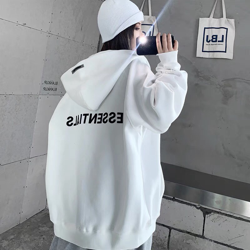 Áo khoác nam nữ fomr rộng Hàn Quốc, áo hoodie  nam nữ form rộng có dây kéo đi học powr | BigBuy360 - bigbuy360.vn