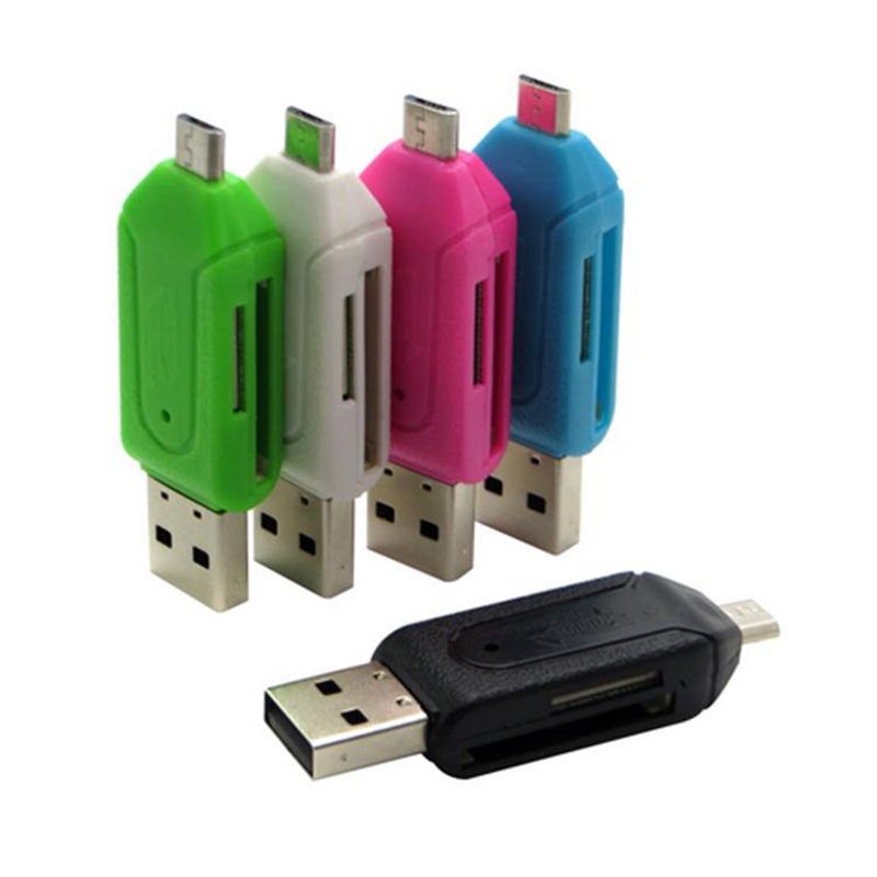 Đầu Đọc Thẻ Nhớ Micro Usb Tf Sd 2 Trong 1 | BigBuy360 - bigbuy360.vn
