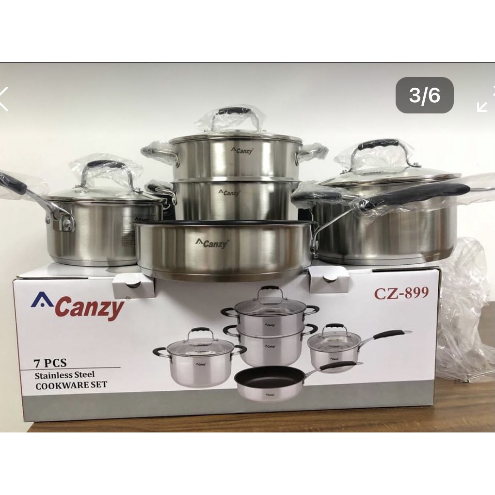 Bộ nồi bếp từ Canzy 5 món CZ 899