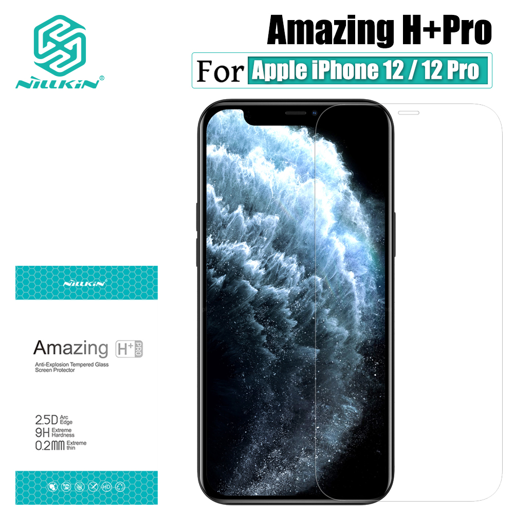 Kính Cường Lực NILLKIN H+ Pro Trong Suốt 0.2mm 9H Chống Nổ Bảo Vệ Màn Hình Cho iPhone 12 / 12 Pro