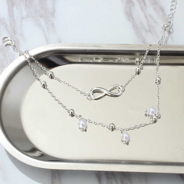 Lắc chân đính hạt ngọc trai phong cách Bohemian | BigBuy360 - bigbuy360.vn