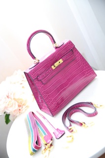 H.M kelly da cá sấu sz25