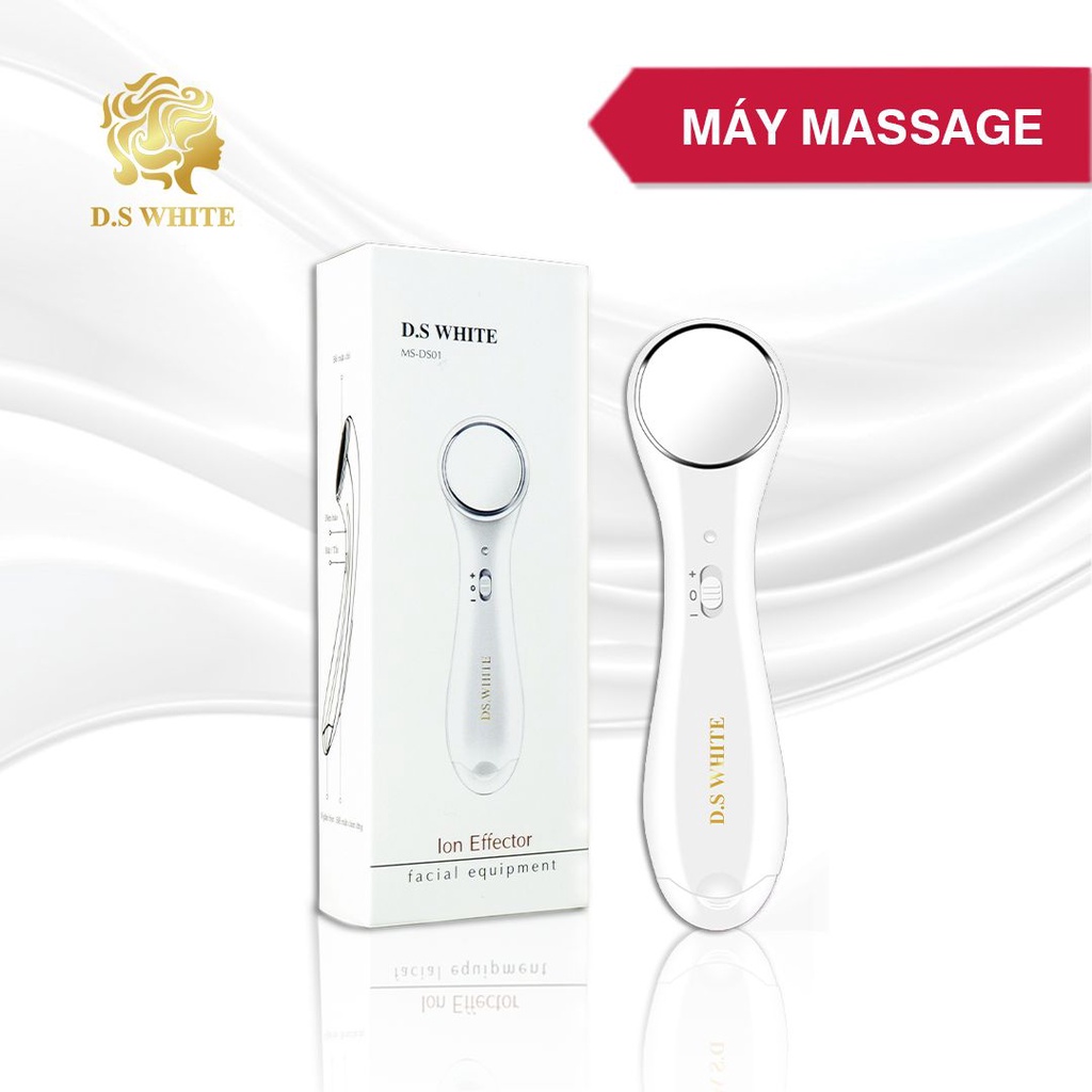 Máy Massage Ion Mini Cầm Tay Làm Rung Săn Chắc Trẻ Hóa, Nâng Cơ Mặt Pin 3V