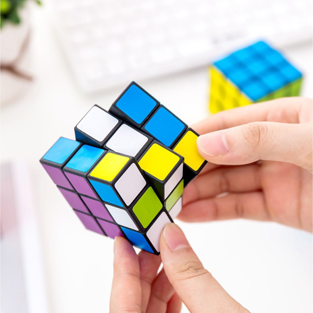 [ĐỒ CHƠI THÔNG MINH] Khối RUBIK xoay lắp ghép cho bé - Đồ chơi thông minh RUBIK loại tốt hàng đẹp