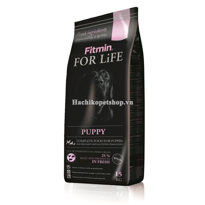 Thức Ăn Vỗ Béo Cho CHÓ FITMIN FOR LIFE PUPPY 3KG