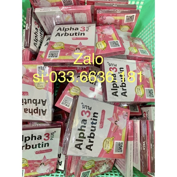 [HCM] viên kích trắng da body ban đêm alpha arbutin collagen 3x Thái Lan - hộp 1 vĩ 10 viên