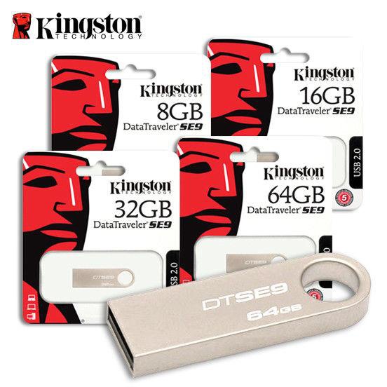 USB Kingston SE9 2.0 64GB, 32GB,16GB, 8GB, 4GB chống nước