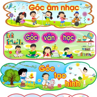 Combo 12 góc mầm non