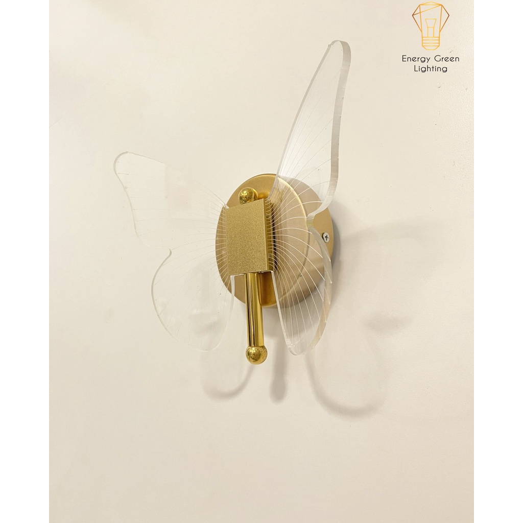 Đèn Tường LED Hình Con Bướm Energy Green Lighting   DT-279 Decor Vintage - 3 Chế Độ Ánh Sáng - Trang Trí Trong Nhà