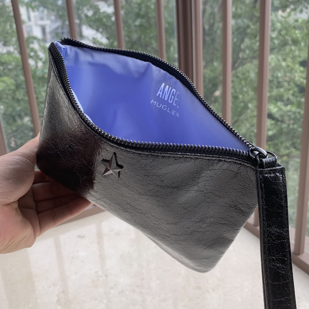 Túi Đựng Mỹ Phẩm Mugler VIP Màu Đen Tiện Dụng