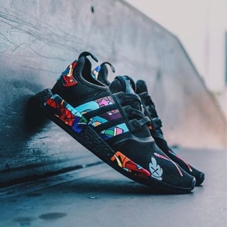 [CÓ SẴN] Kaws x Adidas NMD R1 Black (đen )