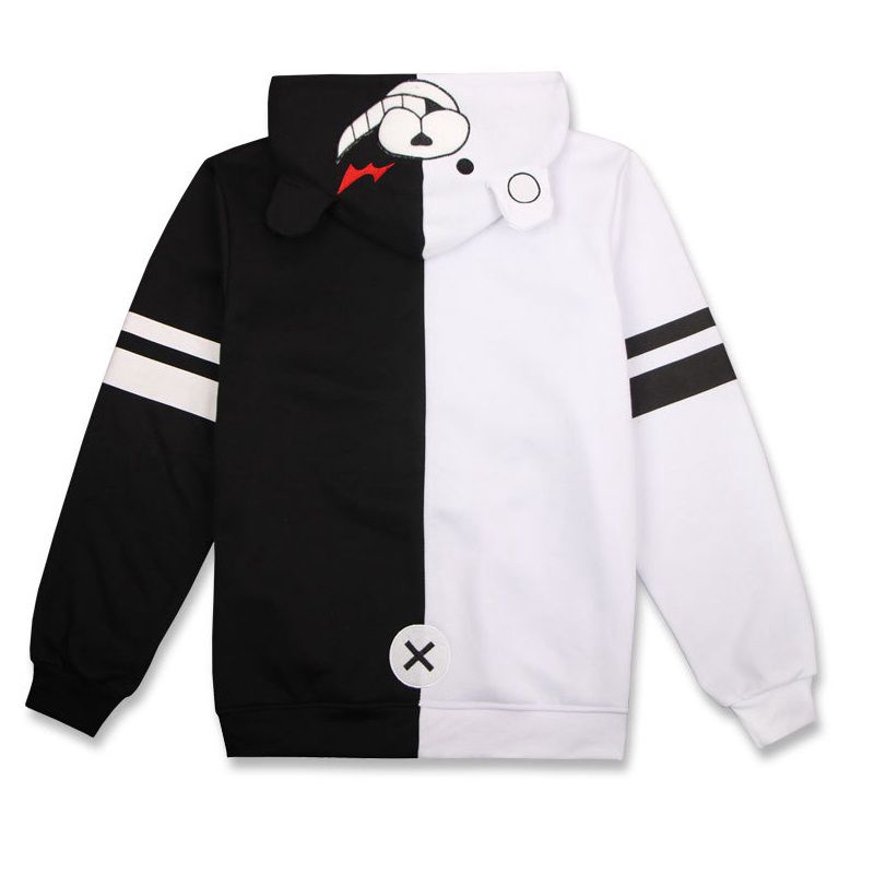 Áo hoodie hóa trang thành nhân vật anime Danganronpa Monokuma dành cho Unisex