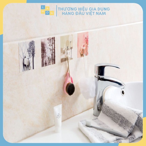 COMBO 10 MÓC DÁN TƯỜNG NHIỀU HÌNH SIÊU CHỊU LỰC ĐA NĂNG 88126 Lamon Store