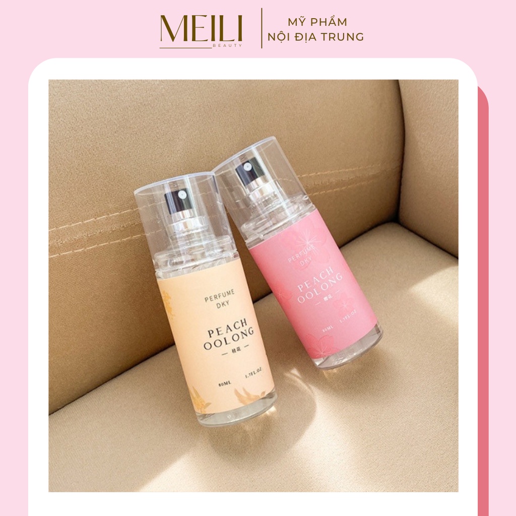 Xịt Thơm Toàn Thân Peach OOlong Body Mist Hương Nước Hoa Siêu Quyến Rũ, Ngọt Ngào - Meili Beauty