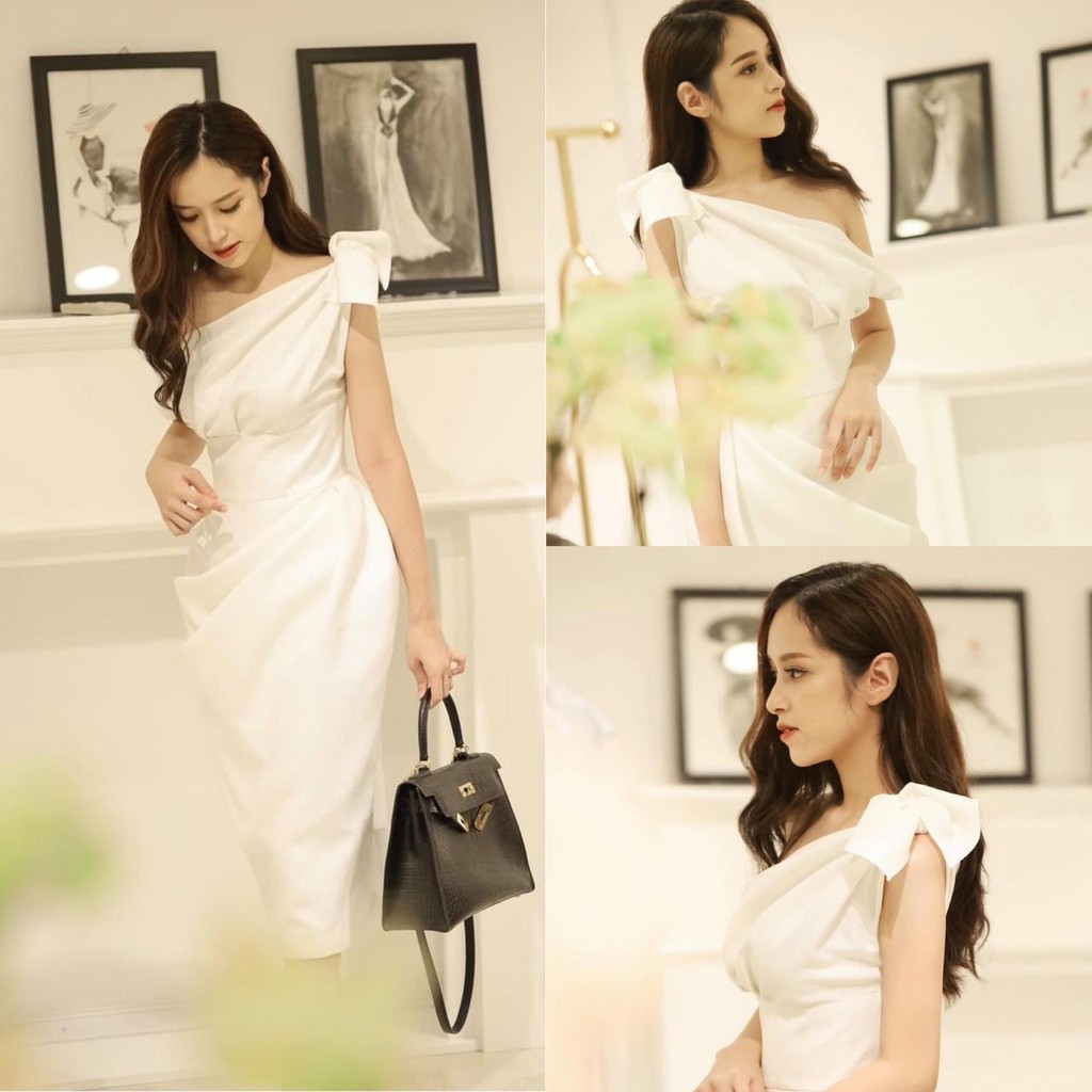Đầm body lệch vai thiết kế cao cấp