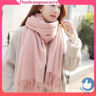 Khăn choàng len lông cừu nam nữ quàng cổ giữ ấm cashmere chất dệt mịn thời trang 2021 cao cấp, khăn len ống cuốn 2 vòng