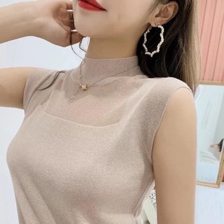 Áo len mỏng sát nách
