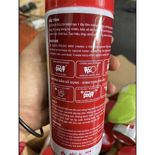 Chai Bz phủ bóng sơn