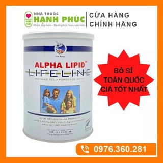 Sữa non Alpha Lipid Lifeline 450g ☘ FREE SHIP ☘ chính hãng New Zealand nguyên mã code