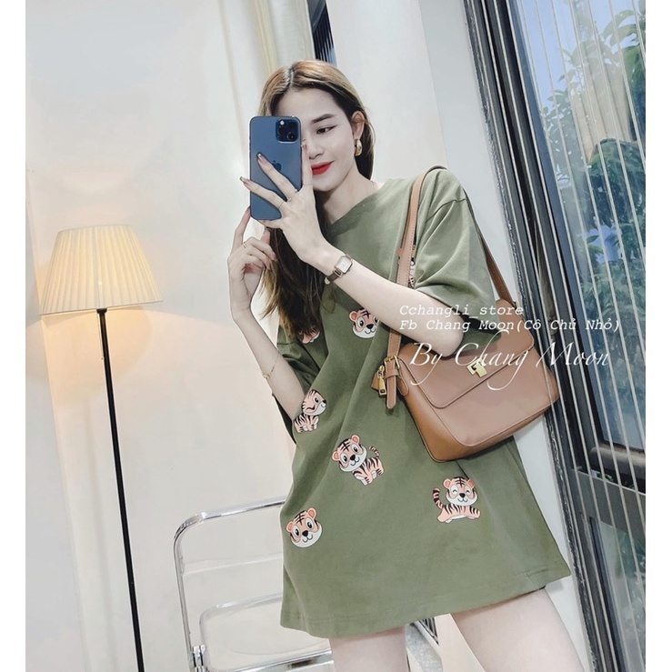 [GIÁ HUỶ DIỆT] Áo Thun Tay lỡ Hổ Báo Hot Hit -Áo Phông Rộng Nam Nữ Mặc Đơn Đôi Nhóm Phong Cách Unisex Năng Động