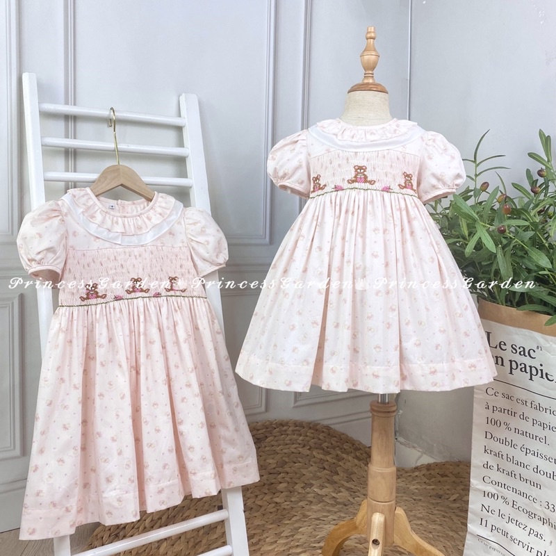 ĐẦM SMOCK 3 CHÚ GẤU