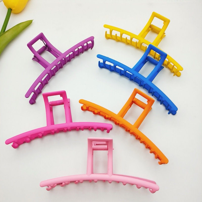 Kẹp Tóc Kim Loại Nhiều Màu Sắc Kiểu Dáng Hình Học Phong Cách Hàn Quốc Thời Trang