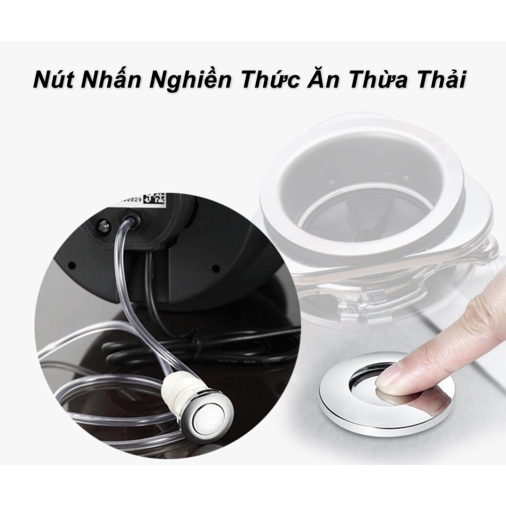 Máy Nghiền thực phẩm Hủy Rác thức ăn thừa Nhà Bếp ⏲⏲
