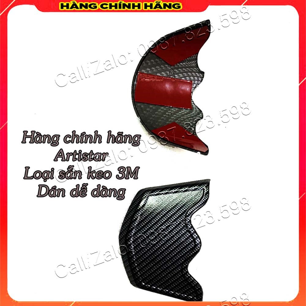 Bịt Đầu, Bịt Đuôi Dè Trước và Sau Vân Carbon SH Mode 2020-22 - Hàng Chính Hãng Artistar