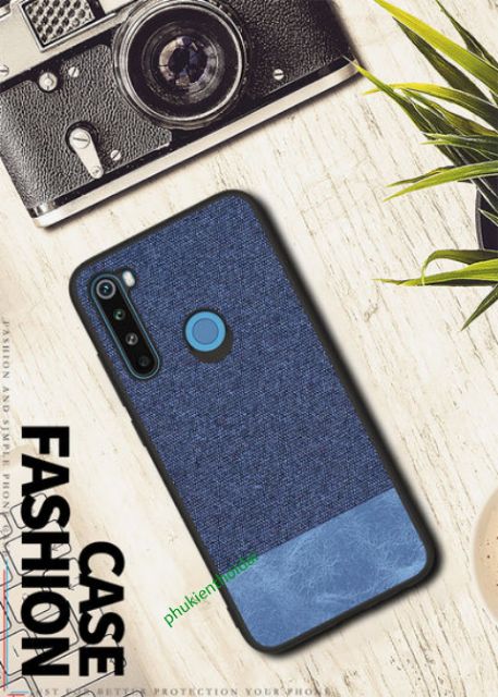 Ốp lưng Redmi Note 8 Vải Da thời trang cao cấp chất đẹp