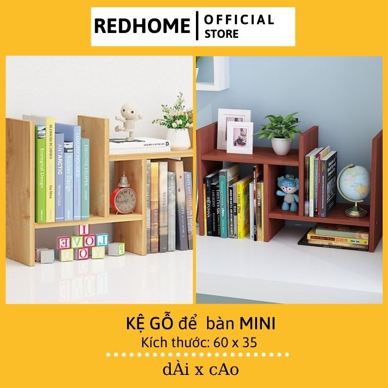 Kệ gỗ để bàn 💖FREESHIP💖 kệ lắp ghép mini chắc chắn, bền đẹp