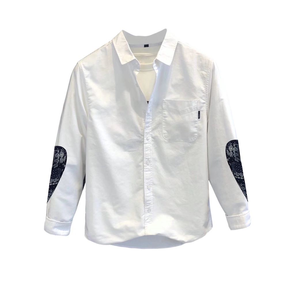 Áo Sơ Mi Tay Dài Vải Oxford Phong Cách Retro Nhật Bản Thời Trang Thu Đông Cho Nam TF2